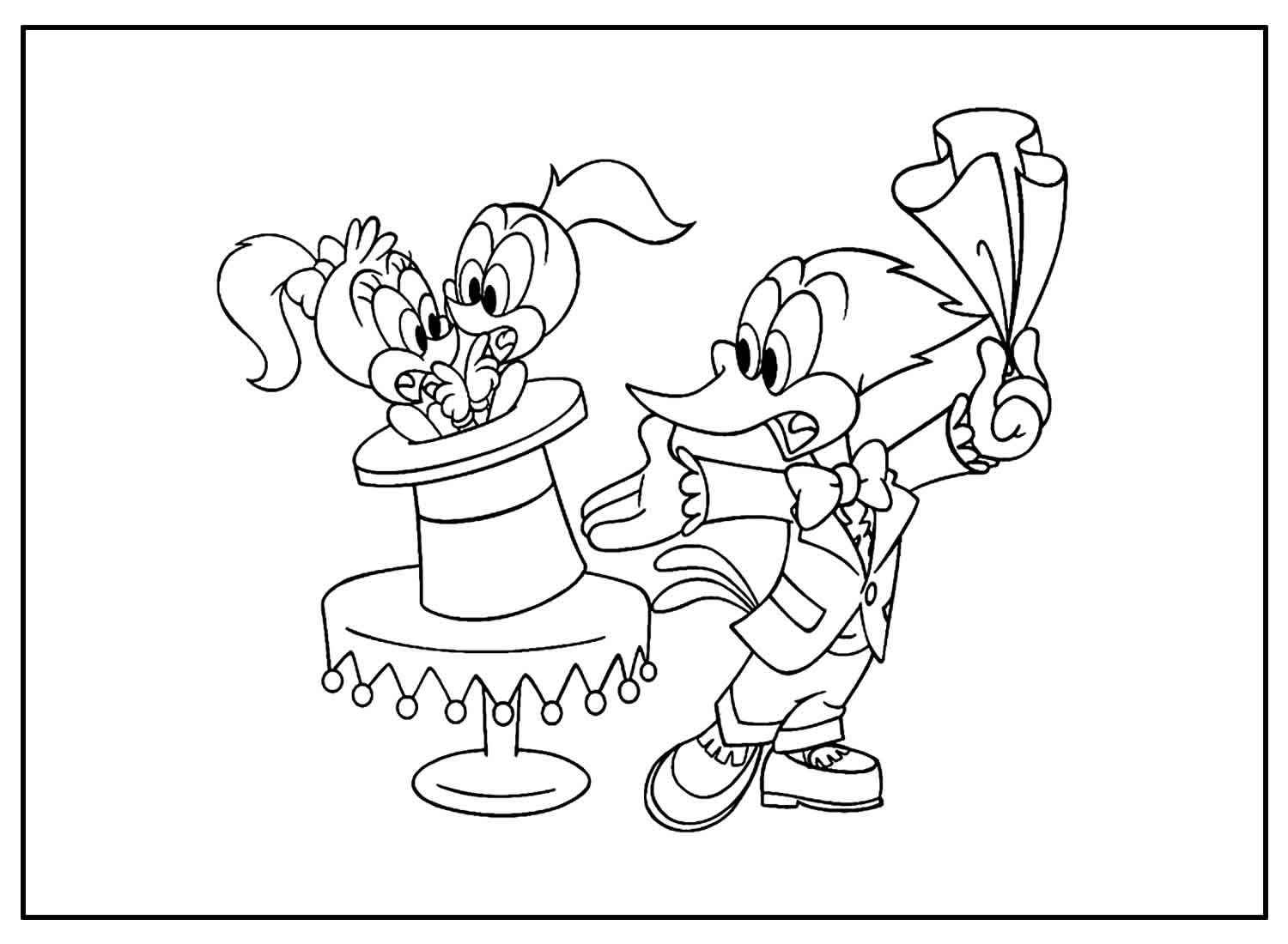 Desenho de Pica Pau Desenho Colorir Imprimir 10