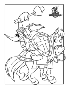 Desenho de Pica Pau Desenho Colorir Imprimir 15