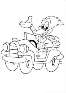 Desenho de Pica Pau Desenho Colorir Imprimir 18
