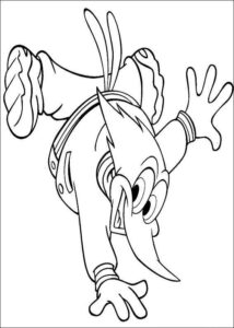 Desenho de Pica Pau Desenho Colorir Imprimir 20