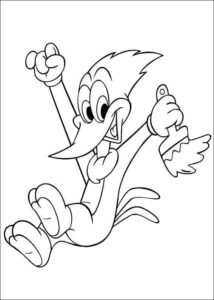 Desenho de Pica Pau Desenho Colorir Imprimir 21
