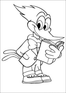 Desenho de Pica Pau Desenho Colorir Imprimir 22