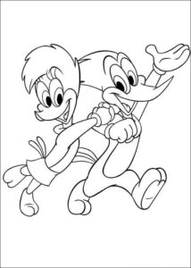 Desenho de Pica Pau Desenho Colorir Imprimir 23