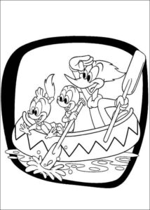Desenho de Pica Pau Desenho Colorir Imprimir 24