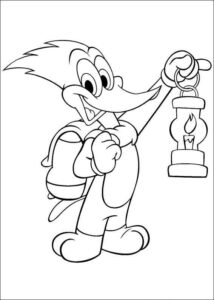Desenho de Pica Pau Desenho Colorir Imprimir 25