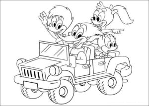 Desenho de Pica Pau Desenho Colorir Imprimir 31