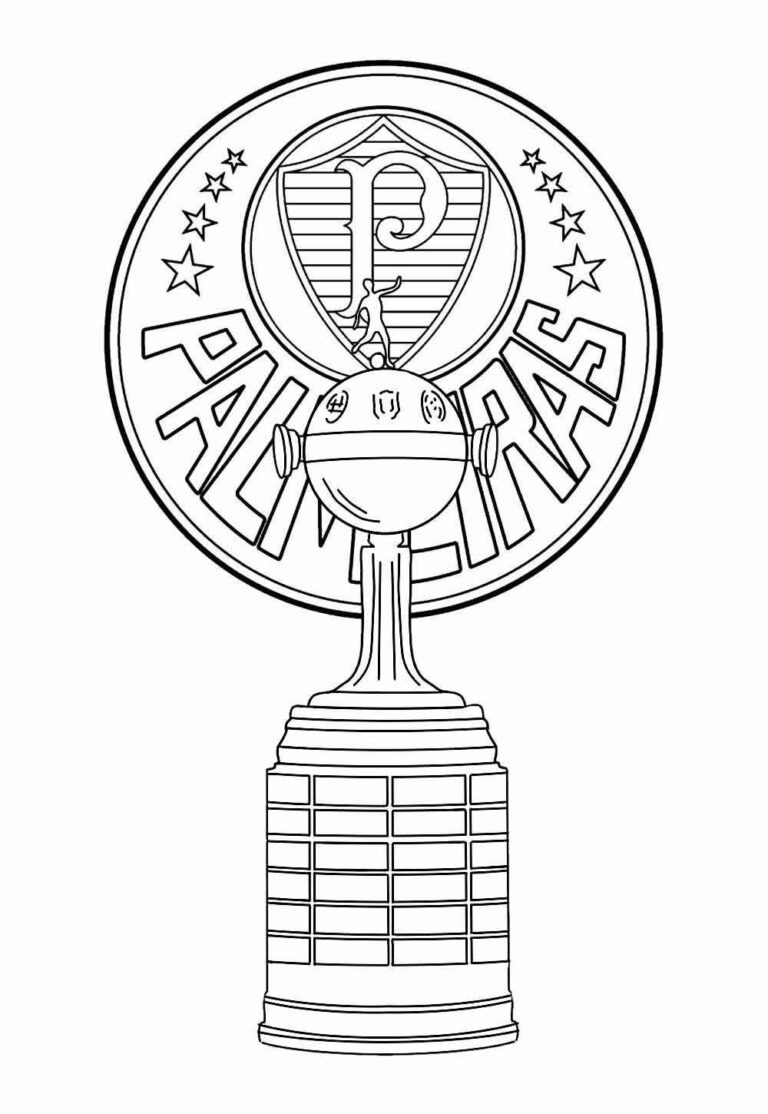Desenhos do Palmeiras para Imprimir e Colorir