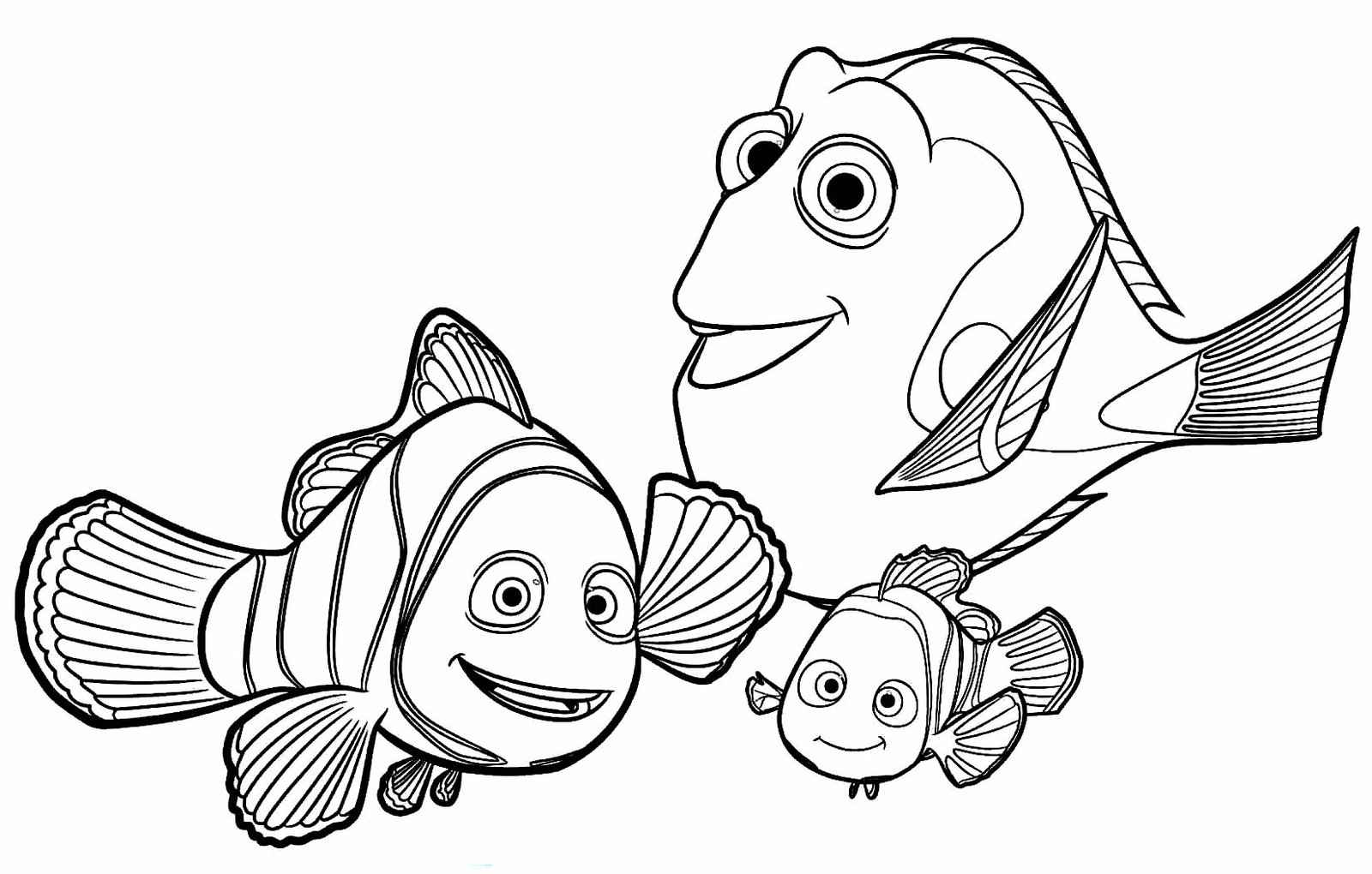 Desenho de Procurando Nemo Desenho Colorir Imprimir 08