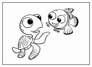 Desenho de Procurando Nemo Desenho Colorir Imprimir 10