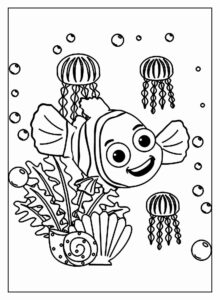 Desenho de Procurando Nemo Desenho Colorir Imprimir 12