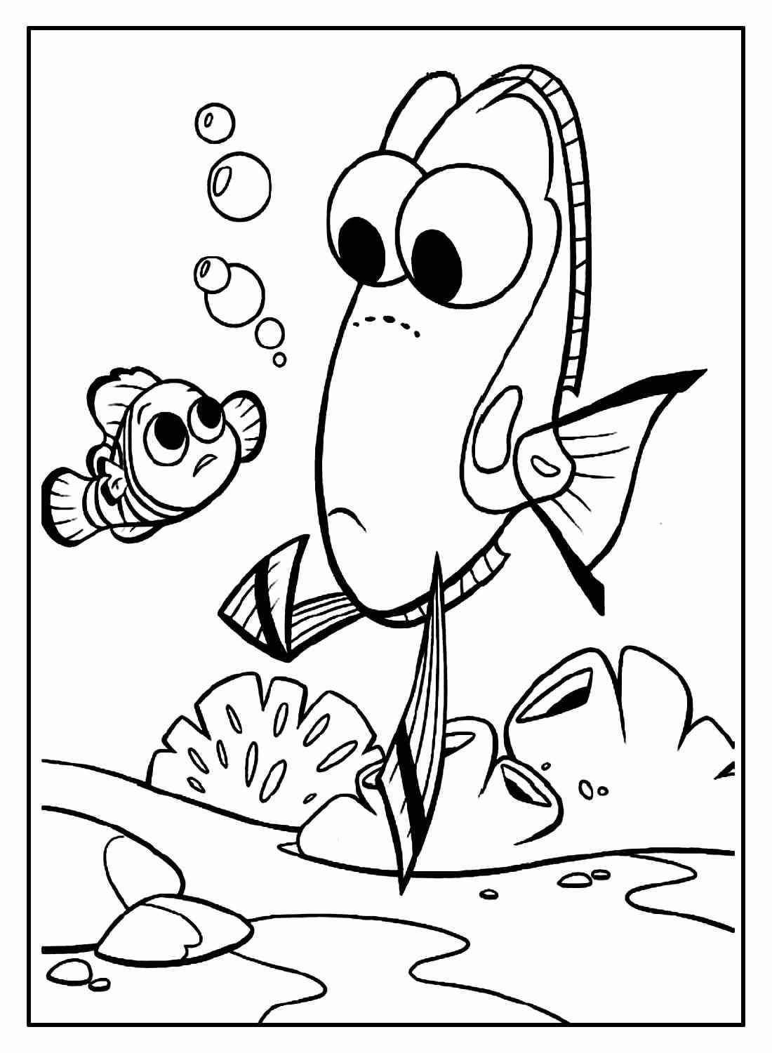 Desenho de Procurando Nemo Desenho Colorir Imprimir 14