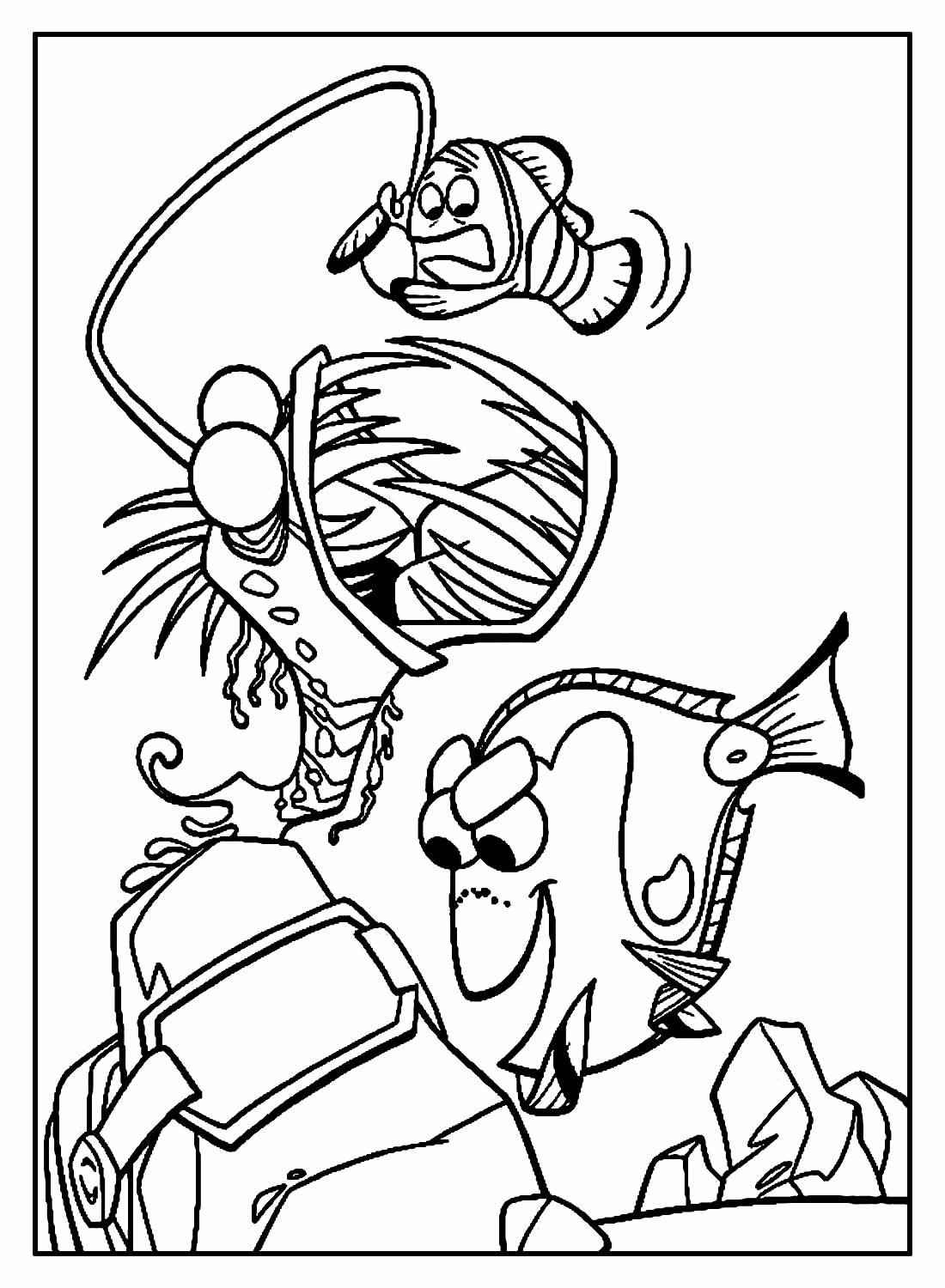 Desenho de Procurando Nemo Desenho Colorir Imprimir 16