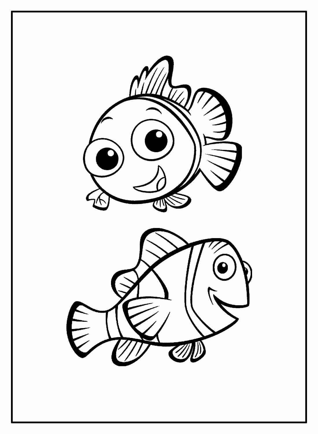 Desenho de Procurando Nemo Desenho Colorir Imprimir 17