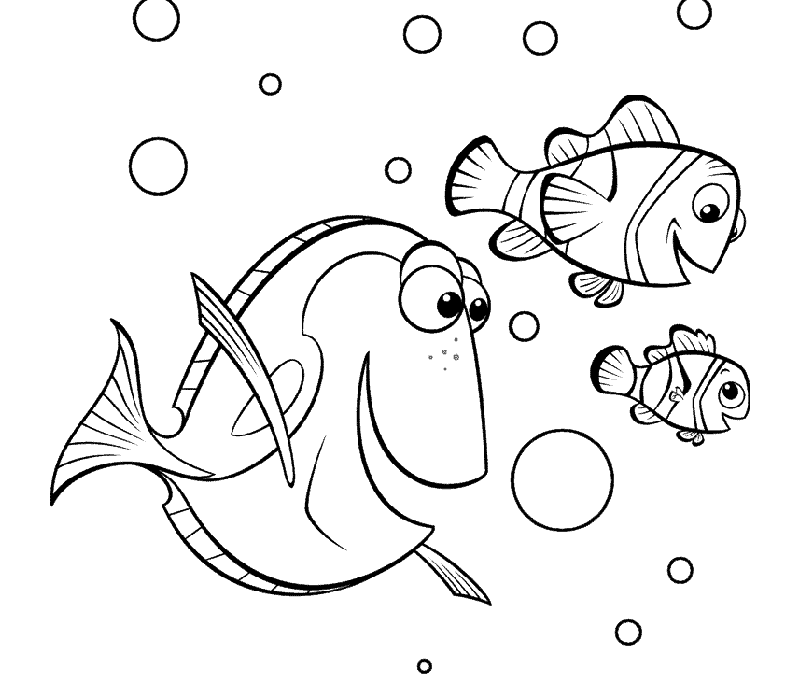 Desenho de Procurando Nemo Desenho Colorir Imprimir 21