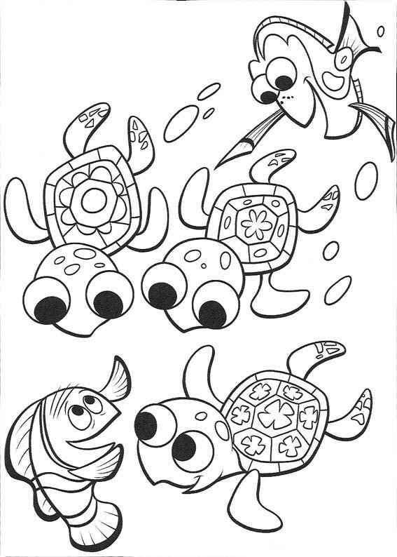 Desenho de Procurando Nemo Desenho Colorir Imprimir 28