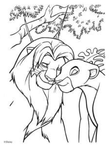 Desenho de Simba Desenho Colorir Imprimir 01