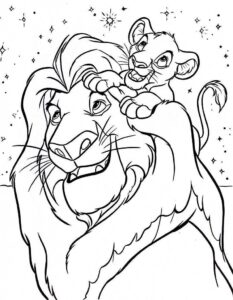 Desenho de Simba Desenho Colorir Imprimir 05