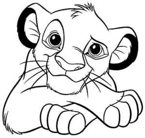 Desenho de Simba Desenho Colorir Imprimir 10