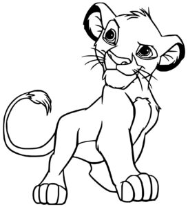 Desenho de Simba Desenho Colorir Imprimir 11