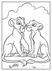 Desenho de Simba Desenho Colorir Imprimir 12