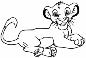 Desenho de Simba Desenho Colorir Imprimir 15