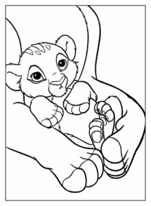 Desenho de Simba Desenho Colorir Imprimir 16