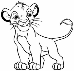 Desenho de Simba Desenho Colorir Imprimir 17