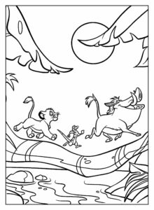 Desenho de Simba Desenho Colorir Imprimir 20
