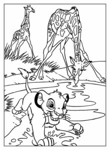Desenho de Simba Desenho Colorir Imprimir 21