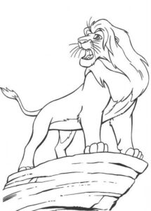 Desenho de Simba Desenho Colorir Imprimir 23