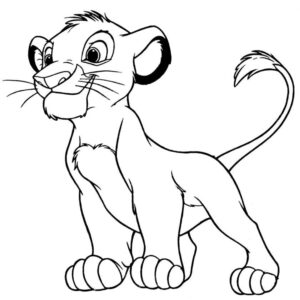 Desenho de Simba Desenho Colorir Imprimir 24