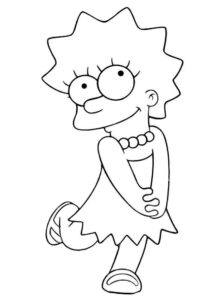 Desenho de Simpsons Desenho Colorir Imprimir 12