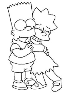 Desenho de Simpsons Desenho Colorir Imprimir 24