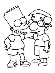 Desenho de Simpsons Desenho Colorir Imprimir 26