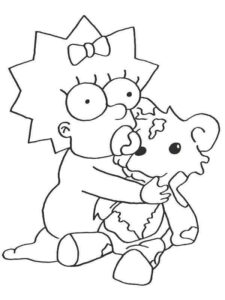Desenho de Simpsons Desenho Colorir Imprimir 29