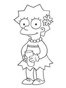 Desenho de Simpsons Desenho Colorir Imprimir 33