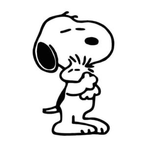 Desenho de Snoopy Desenho Colorir Imprimir 04