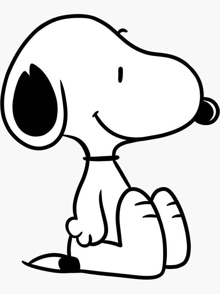 Desenho de Snoopy Desenho Colorir Imprimir 05
