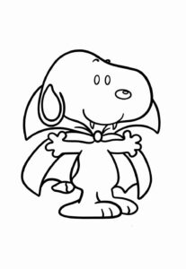 Desenho de Snoopy Desenho Colorir Imprimir 07