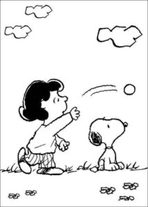 Desenho de Snoopy Desenho Colorir Imprimir 17