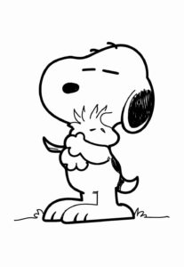 Desenho de Snoopy Desenho Colorir Imprimir 22