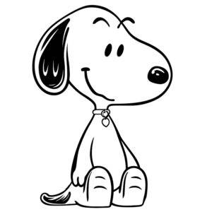 Desenho de Snoopy Desenho Colorir Imprimir 28