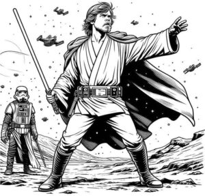 Desenho de Star Wars Desenho Colorir Imprimir 08
