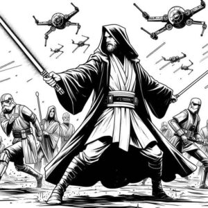Desenho de Star Wars Desenho Colorir Imprimir 11
