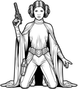 Desenho de Star Wars Desenho Colorir Imprimir 17