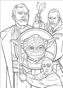 Desenho de Star Wars Desenho Colorir Imprimir 26