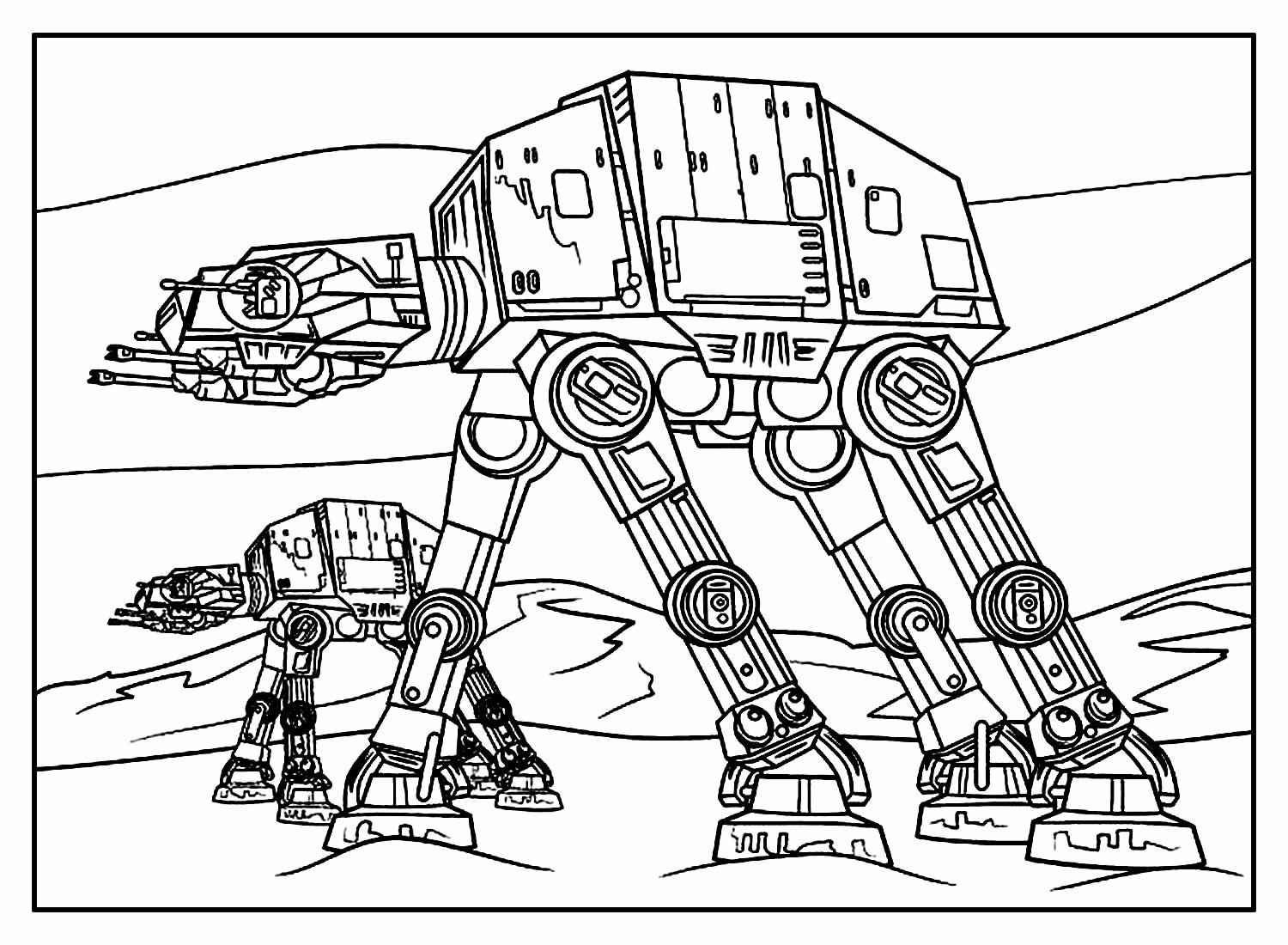 Desenho de Star Wars Desenho Colorir Imprimir 48