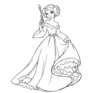 Desenho de Star Wars Desenho Colorir Imprimir 82