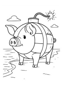 Desenho de Svinino Bombondino 1 Of 1