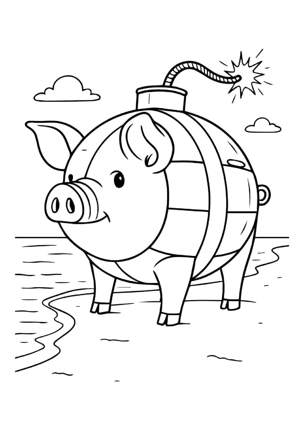 Desenho de Svinino Bombondino 1 Of 1